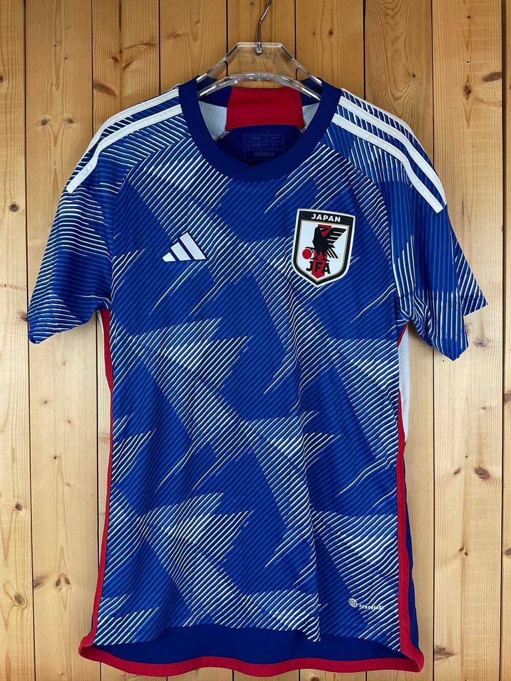 Adidas Japan Nat'l Team Soccer Jersey, Blue - Size M (Slim Fit)
